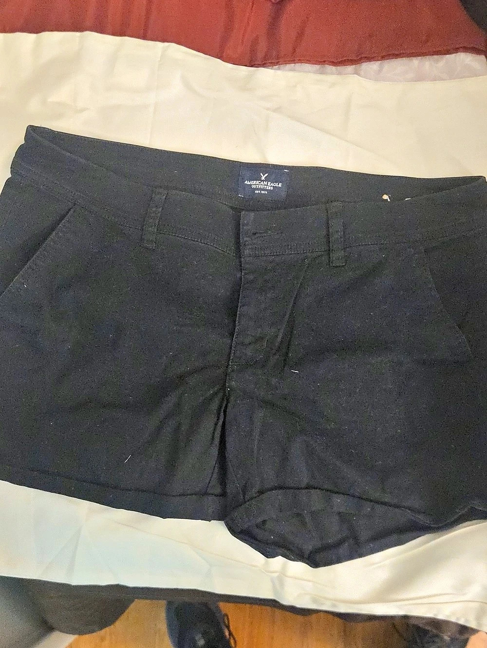 American Eagle Outfitters stretch shorts Black Stretch Jean Shorts Size 10